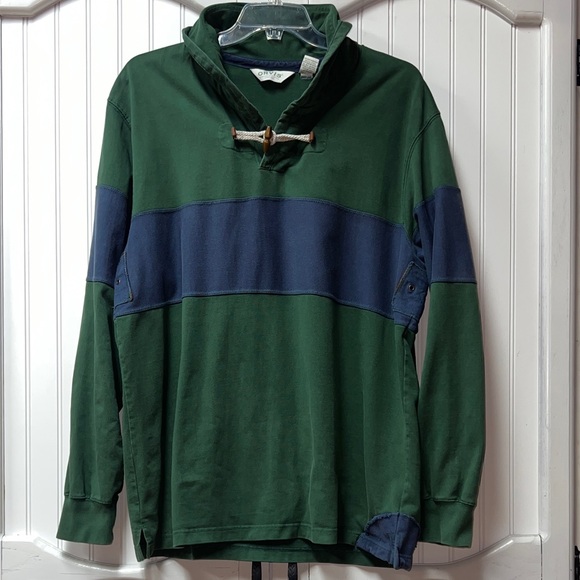 Orvis Other - 90s Orvis Oversized Heavyweight Rugby Jersey Shirt L Vintage